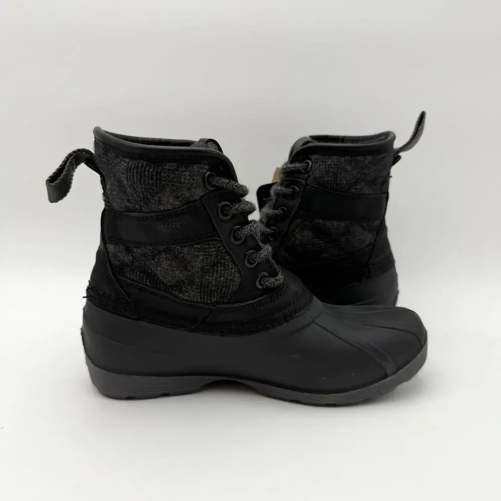 Kamik Girls Mid-Calf Winter Boots US 12 EU 30 Black Waterproof Insulated NIB